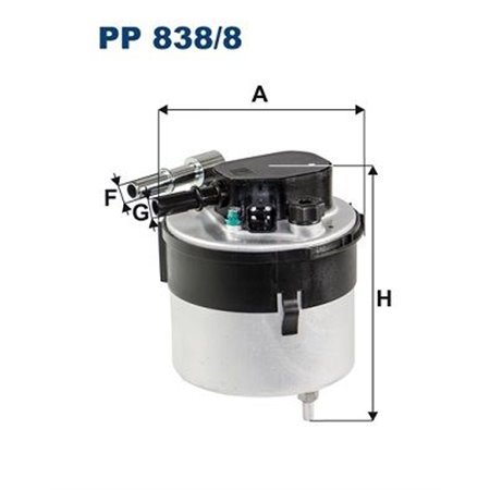 PP 838/8 Fuel Filter FILTRON