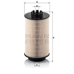 PU 1059 x Kütusefilter MANN-FILTER - Top1autovaruosad