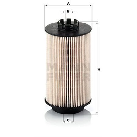 PU 1059 x Kütusefilter MANN-FILTER