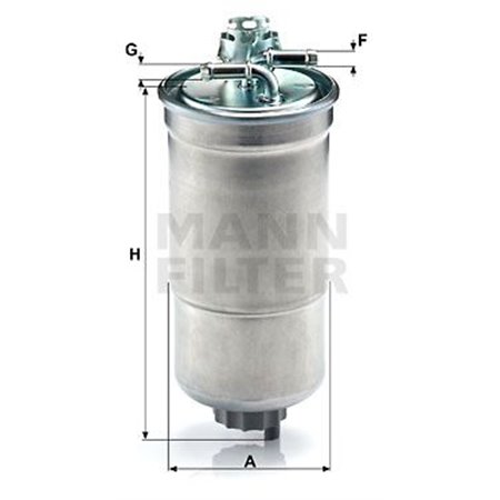 WK 853/3 X  Fuel filter MANN FILTER 