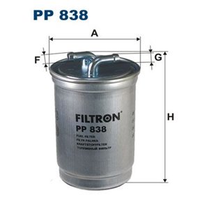 PP 838 Polttoainesuodatin FILTRON - Top1autovaruosad