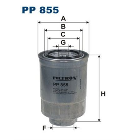 PP 855 Bränslefilter FILTRON