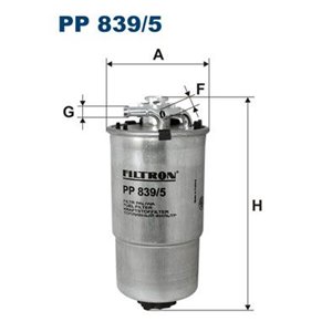 PP 839 5 FILTRON Kütusefilter      - Top1autovaruosad