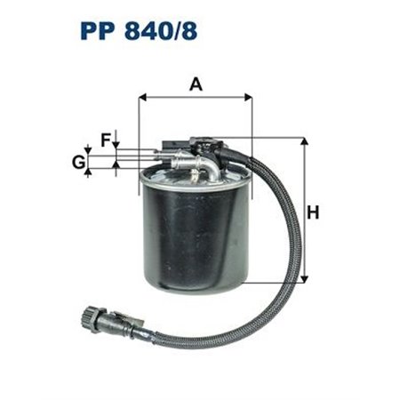 PP 840/8 Топливный фильтр FILTRON