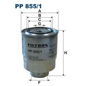 PP 855/1 FILTRON Kütusefilter     