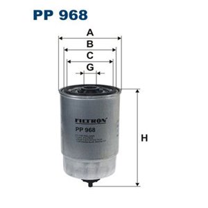 PP 968 FILTRON Kütusefilter      - Top1autovaruosad