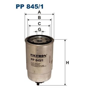 PP 845/1 Kütusefilter FILTRON - Top1autovaruosad