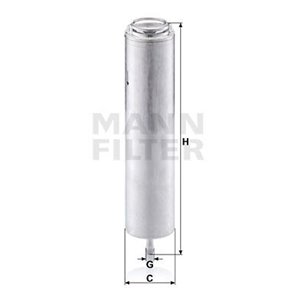 WK 5002 X Топливный фильтр MANN FILTER    - Top1autovaruosad