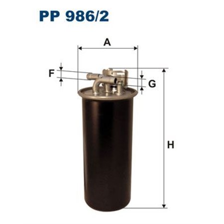 PP 986/2 Kütusefilter FILTRON