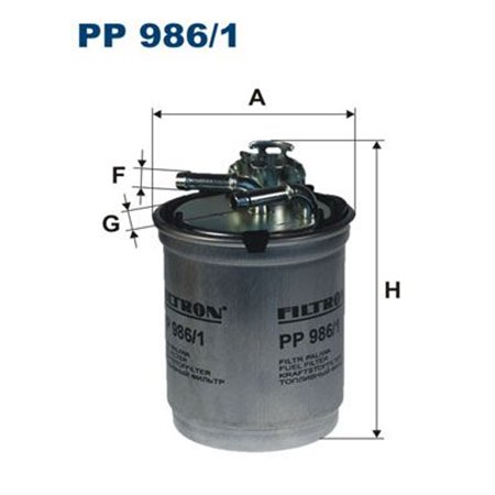 PP 986/1 Fuel Filter FILTRON