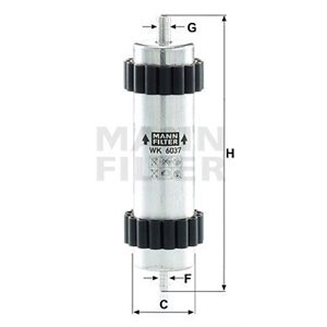 WK 6037  Fuel filter MANN FILTER 