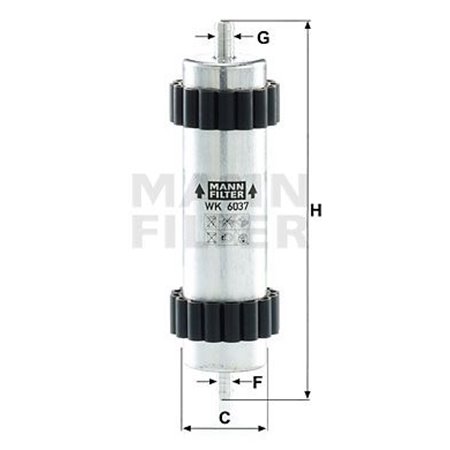 WK 6037 Fuel Filter MANN-FILTER