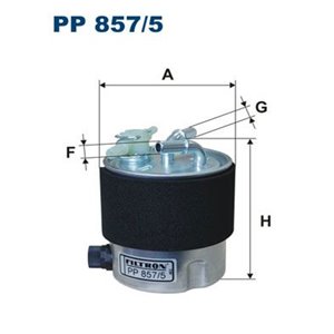 PP 857 5  Fuel filter FILTRON  - Top1autovaruosad