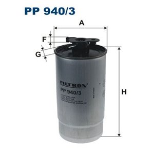 PP 940/3 FILTRON Kütusefilter     