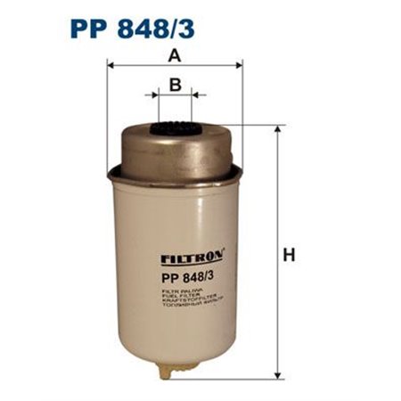 PP 848/3 Топливный фильтр FILTRON     