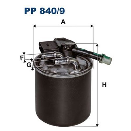 PP 840/9 Топливный фильтр FILTRON     