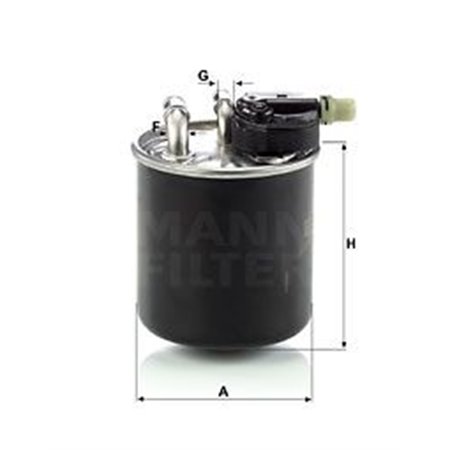 WK 820/14 Fuel Filter MANN-FILTER