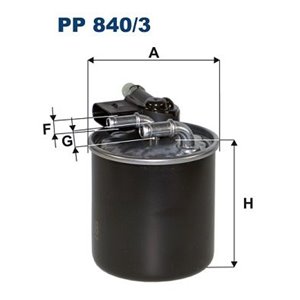 PP 840/3 Kütusefilter FILTRON - Top1autovaruosad