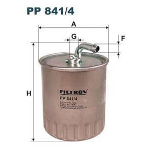 PP 841/4 Топливный фильтр FILTRON - Top1autovaruosad