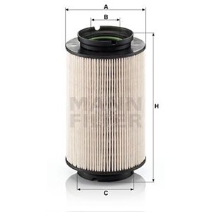 PU 936/2 x Kütusefilter MANN-FILTER - Top1autovaruosad