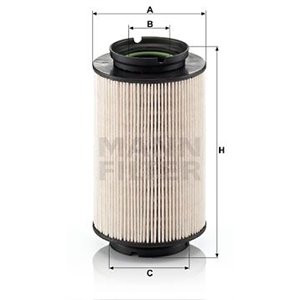 PU 936/2 x Топливный фильтр MANN-FILTER - Top1autovaruosad