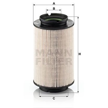 PU 936/2 x Fuel Filter MANN-FILTER
