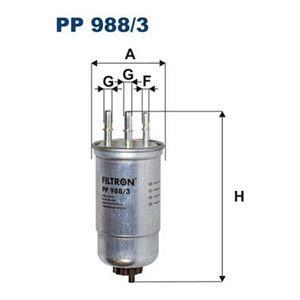 PP 988/3 Топливный фильтр FILTRON - Top1autovaruosad