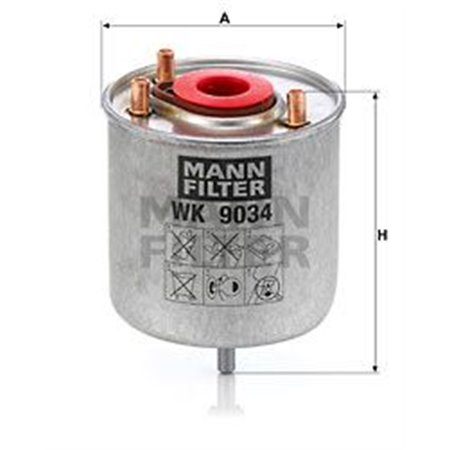 WK 9034 Z  Fuel filter MANN FILTER 