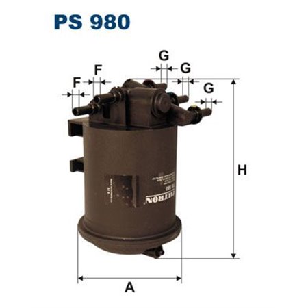 PS 980 Kütusefilter FILTRON