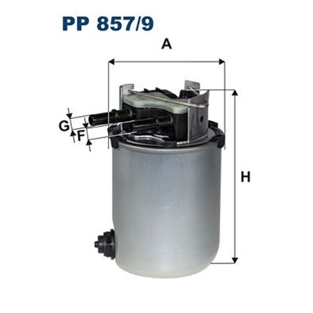 PP 857/9 Fuel Filter FILTRON