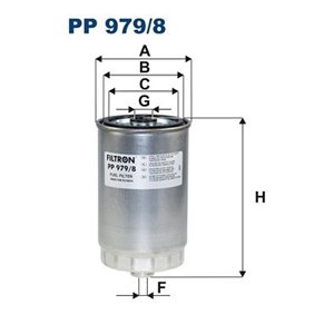 PP 979/8 Polttoainesuodatin FILTRON - Top1autovaruosad