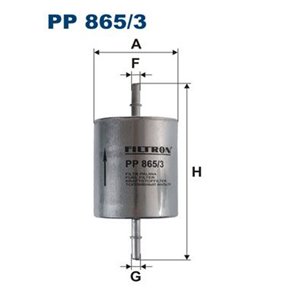 PP 865/3 Polttoainesuodatin FILTRON - Top1autovaruosad