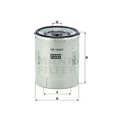 WK 1040/1 x Fuel Filter MANN-FILTER