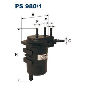 PS 980/1 Kütusefilter FILTRON