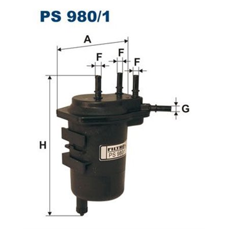 PS 980/1 Топливный фильтр FILTRON     