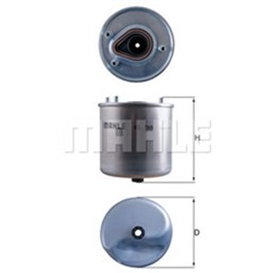 KL 780 Fuel Filter KNECHT - Top1autovaruosad