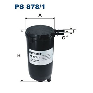PS 878/1 Fuel Filter FILTRON - Top1autovaruosad