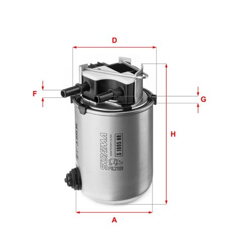 S 1095 NR Kütusefilter SOFIMA