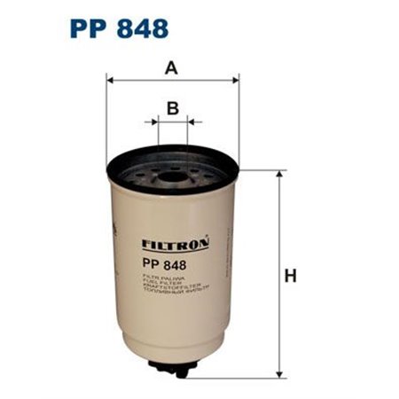 PP 848 Топливный фильтр FILTRON