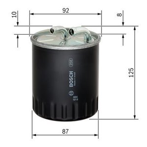 F 026 402 065 BOSCH Kütusefilter     