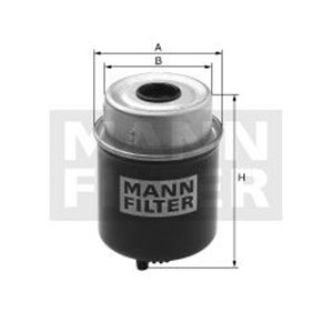 WK 8162  Fuel filter MANN FILTER 
