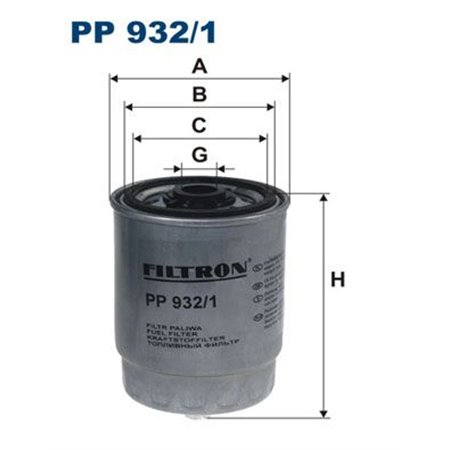 PP 932/1 Bränslefilter FILTRON