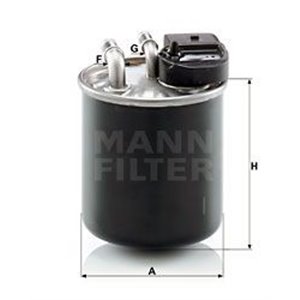 WK 820/20 Fuel Filter MANN-FILTER - Top1autovaruosad