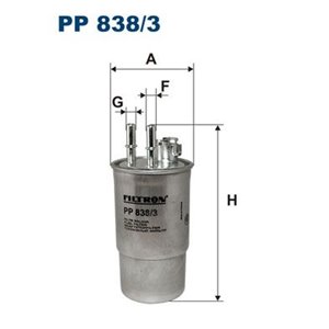 PP 838/3 Fuel Filter FILTRON - Top1autovaruosad