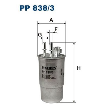 PP 838/3 FILTRON Polttoainesuodatin 