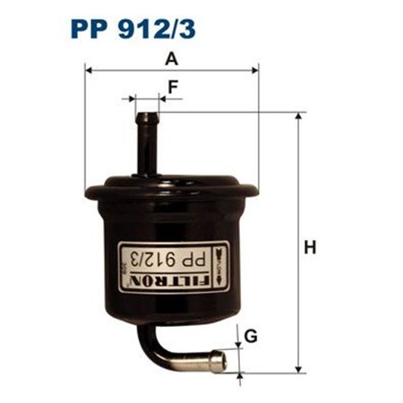 PP 912/3 Топливный фильтр FILTRON     