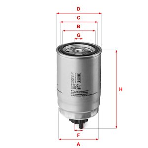 S4123NR  Fuel filter SOFIMA 