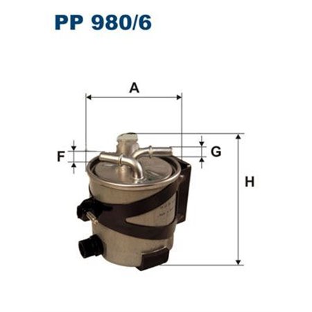 PP 980/6 Bränslefilter FILTRON