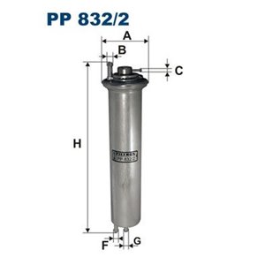 PP 832 2 FILTRON Polttoainesuodatin  - Top1autovaruosad