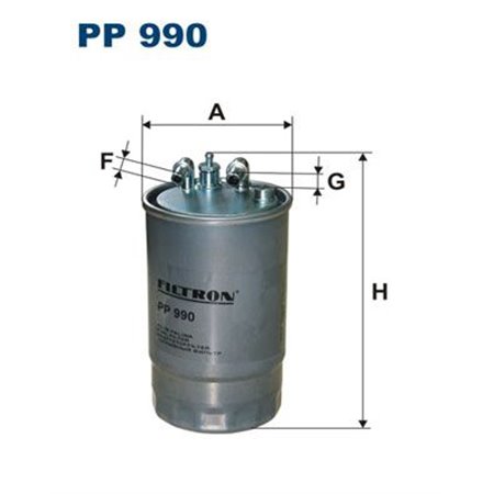 PP 990 FILTRON Polttoainesuodatin 